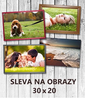 Sleva na malé rozměry fotoobrazů.